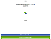 Tablet Screenshot of panaharbangladeshi.com